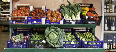 Vegetable display