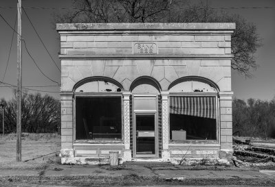 Failed Bank,  Elmsford, Kansas