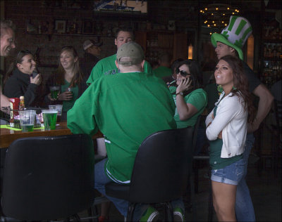 The Bar Scene,   St. Patricks Day