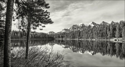 Herbert Lake,  North of Banff