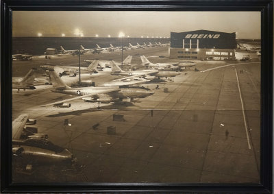 Boeing flight line,1940's