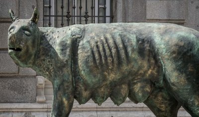 Fabled Nursing Wolf of Romulus and Remus
