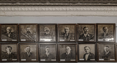 An August Panel  of Masons