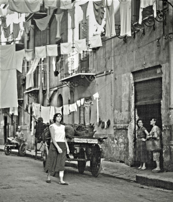 Palermo street scene 1955