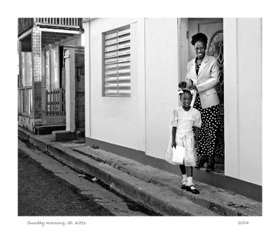 Mother and daughter,  St.Kitts.