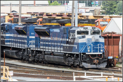 EMD SD70ACeP4 Demonstrators  1211 & 1212 in the BNSF Tacoma Yard