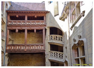 DIJON : facades décorées aux sculptures insolites