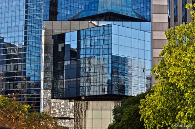 Glass and green