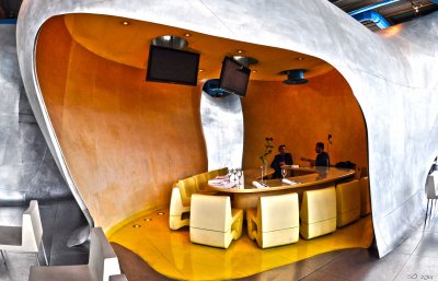 Lunch inside the whale