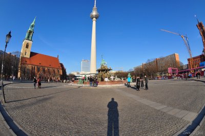 Lonely at Alexander Platz