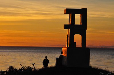 Boys in the sunset I