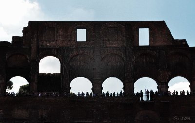 Colosseum spectators