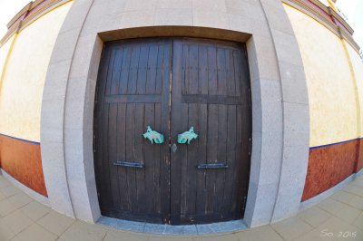 Door to holy schrine