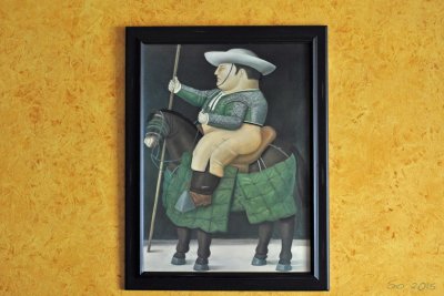 Botero on the wall