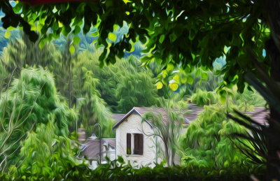 House in woods in Giverny