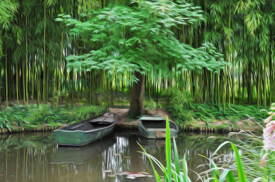 Monet's boats