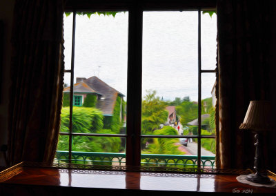 View from Monet's bedroom
