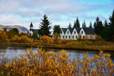 Þingvellir in autumn dress