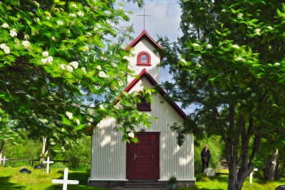 Haukadalur Church