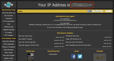 Eigene IP-Adresse anzeigen lassen