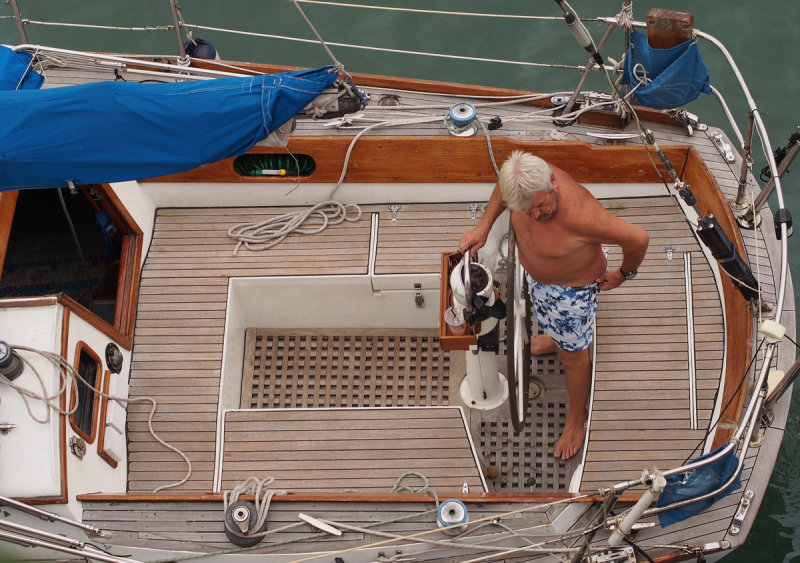 Hoist Away! - The Harbour, Aberdeen Typhoon Shelter, Hong Kong