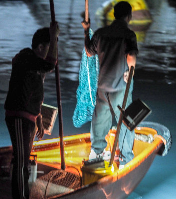 night fishermen of the Typhoon Shelter
