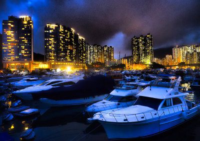 Break in the rain over the Typhoon Shelter