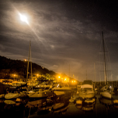 Moonbeams in the Typhoon Shelter