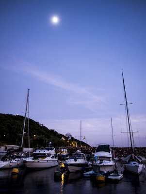 Evening in the Typhoon Shelter, Hong Kong Island