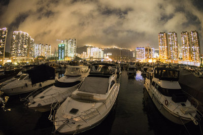 lights of the Typhoon Shelter