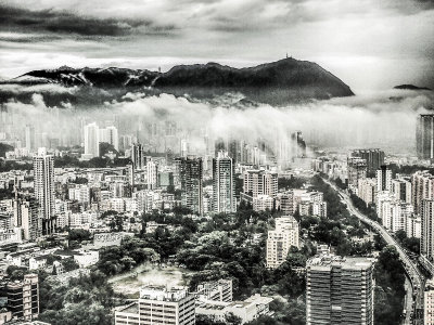 Above Mongkok, Kowloon, Hong Kong