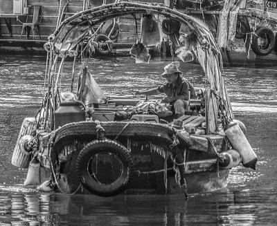 Sampan, Aberdeen Typhoon Shelter, Hong Kong