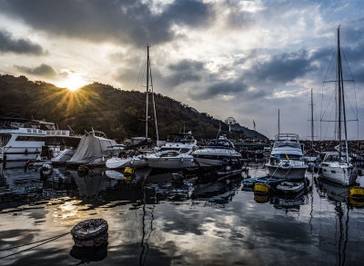 Dawn in the Typhoon Shelter