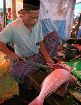 Cutting fish