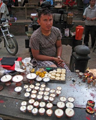 Butter lamps