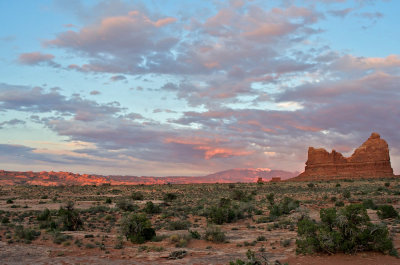 La Sal Mountains Sunset