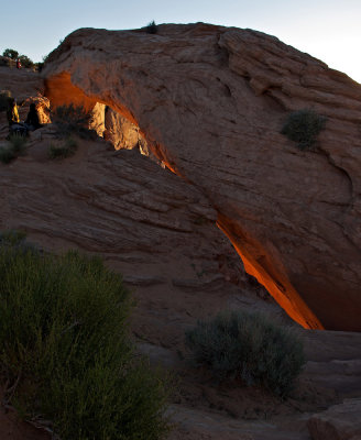 Morning light at Mesa Arch