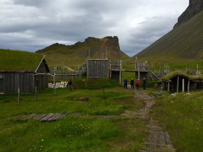 Ónotað víkingaþorp (sviðsmynd)