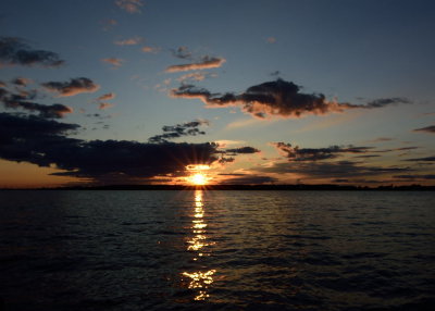 Sunset over the St. Lawrence