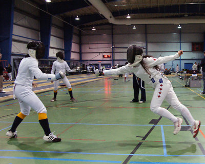 Queen's Fencing At Royal Military College 11-03-13