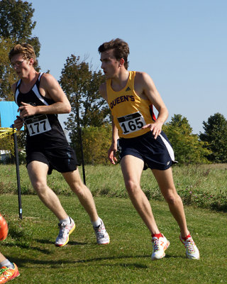 Queen's at St Lawrence College M-Cross Country 09-27-14