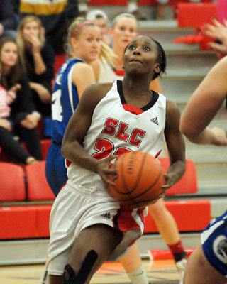 St Lawrence College vs Georgian W-Basketball 10-25-14