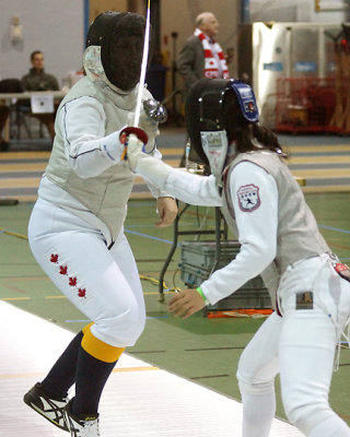 Queen's at Royal Military College Fencing 11-01-14