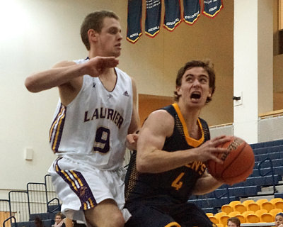 Queen's vs Laurier M-Basketball 11-15-14