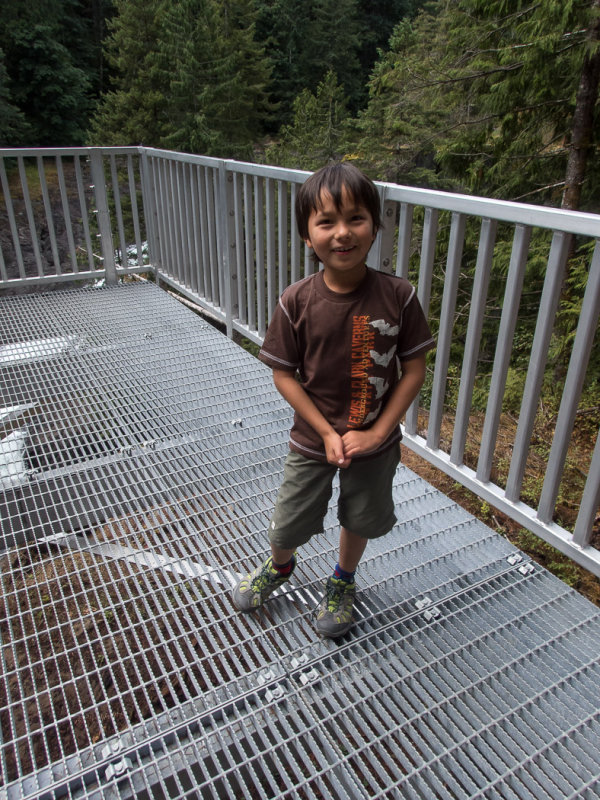 Mister D at Elk Falls