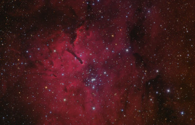 NGC 6820 & Sharpless 86