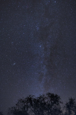 Milky Way and Andromeda Galaxy - Kitt Peak
