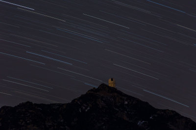 Star trails at Kitt Peak