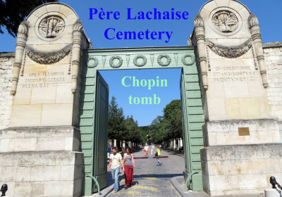 2013 - FRANCE - Paris - Album 6 - CHOPIN tomb at Pre Lachaise Cemetery