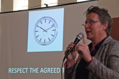 respect the agreed timing